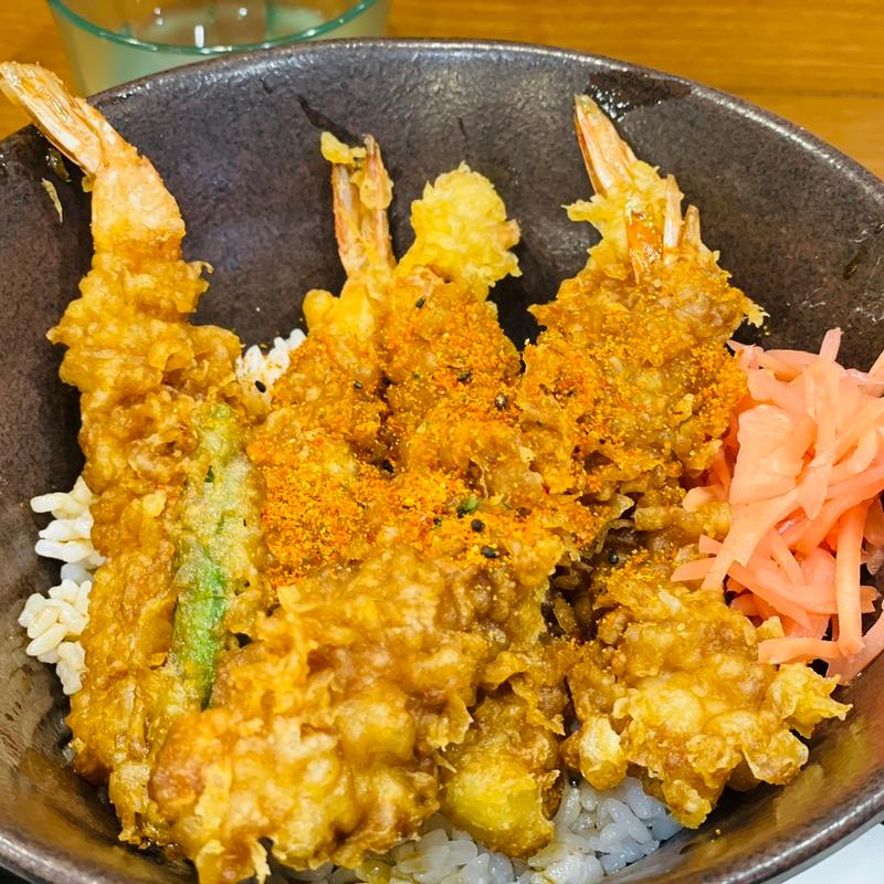 5海老天丼(ゆで太郎 もつ次郎 加須北小浜店)