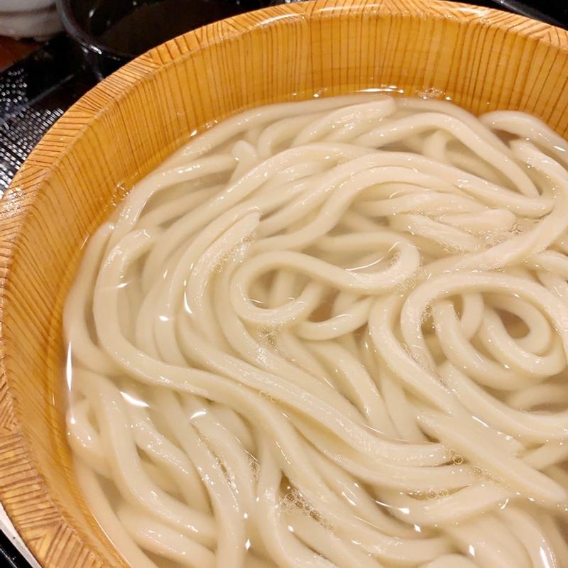 釜揚げうどん（大）(丸亀製麺信濃橋)