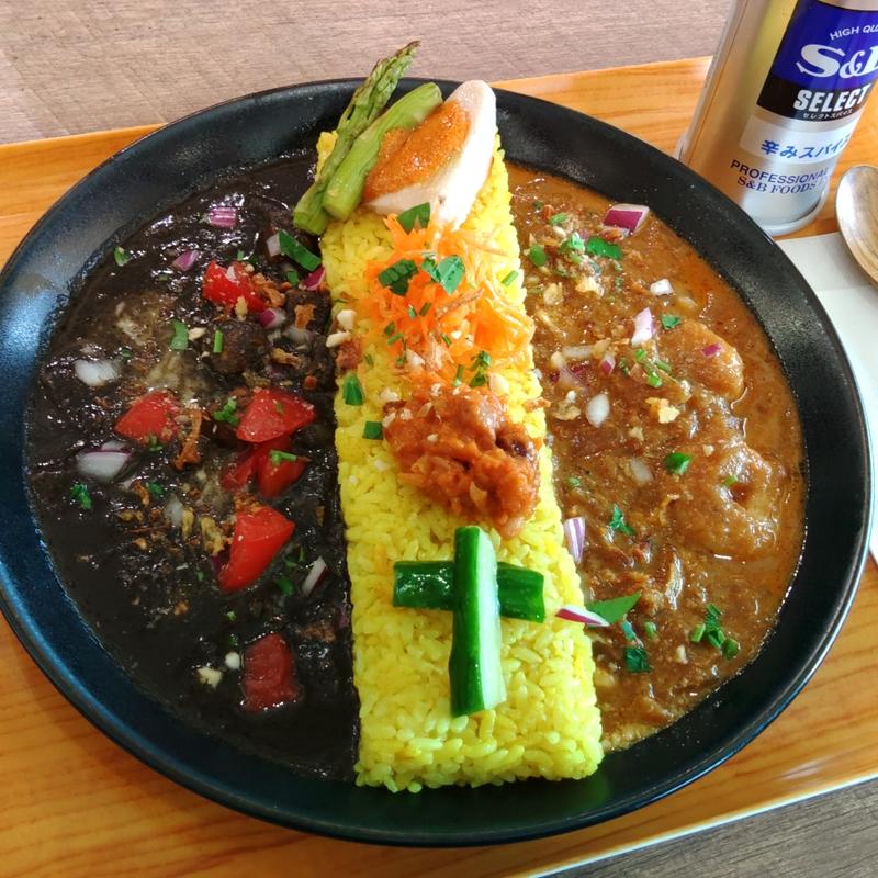 本日のおすすめ！大笹生の2色カリィ(大笹生カリィ)