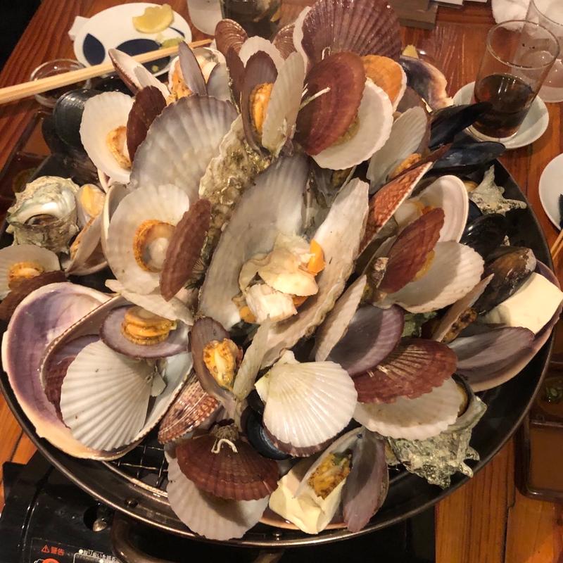 貝蒸し(貝と魚シェルハラ )