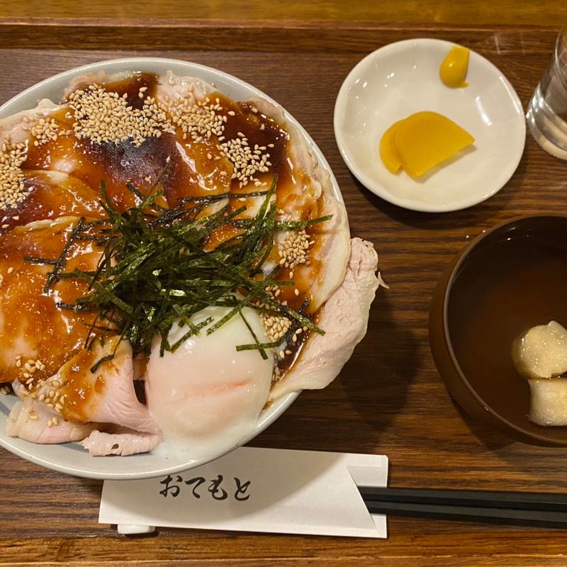 ローストポーク丼(冨塚食堂)