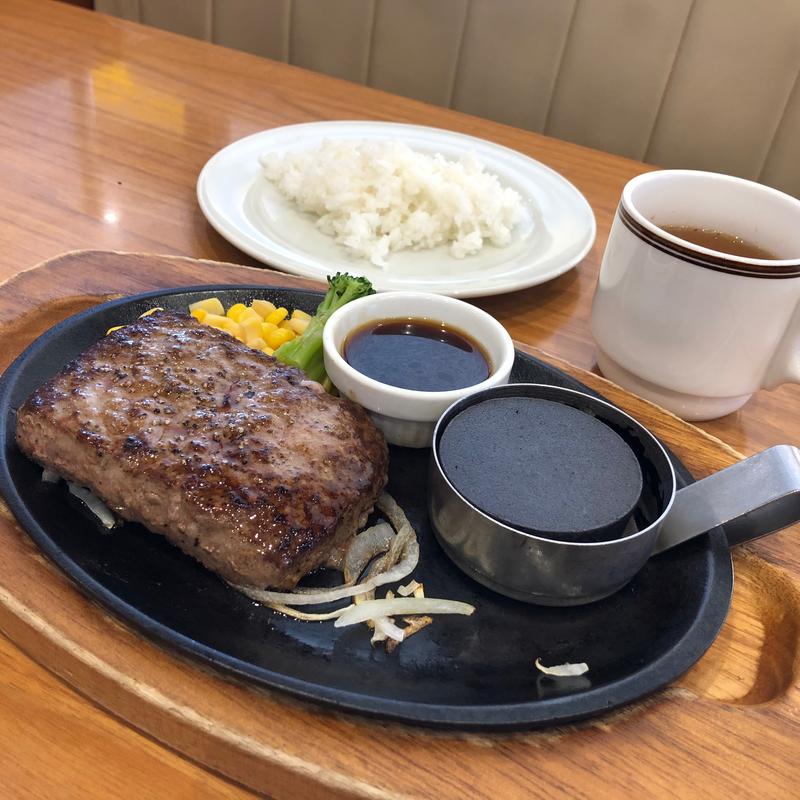 ビーフハンバーグステーキランチ(ココス 扇店)