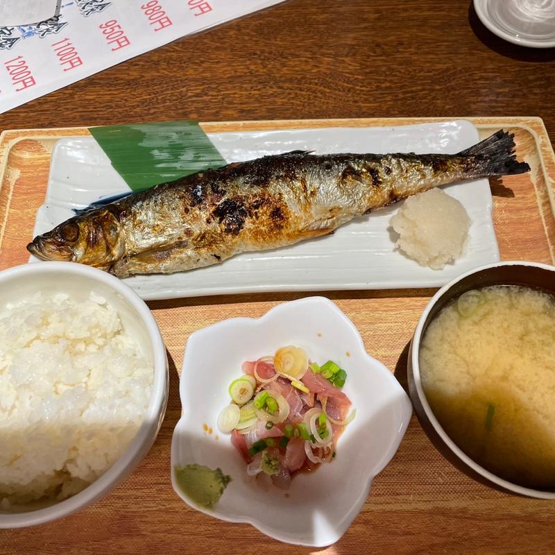 丸ごとニシンの三五八焼定食(魚豊　人形町店)
