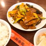 ランチN O.4 豚レバーの四川香り辛子ソース炒め(中国料理 聚香園)