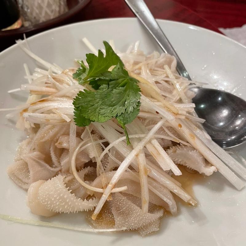 センマイネギ炒め(楽園)