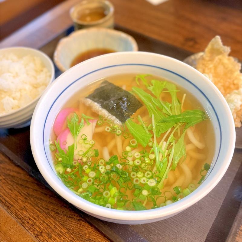 うどん定食(大福手打うどん )