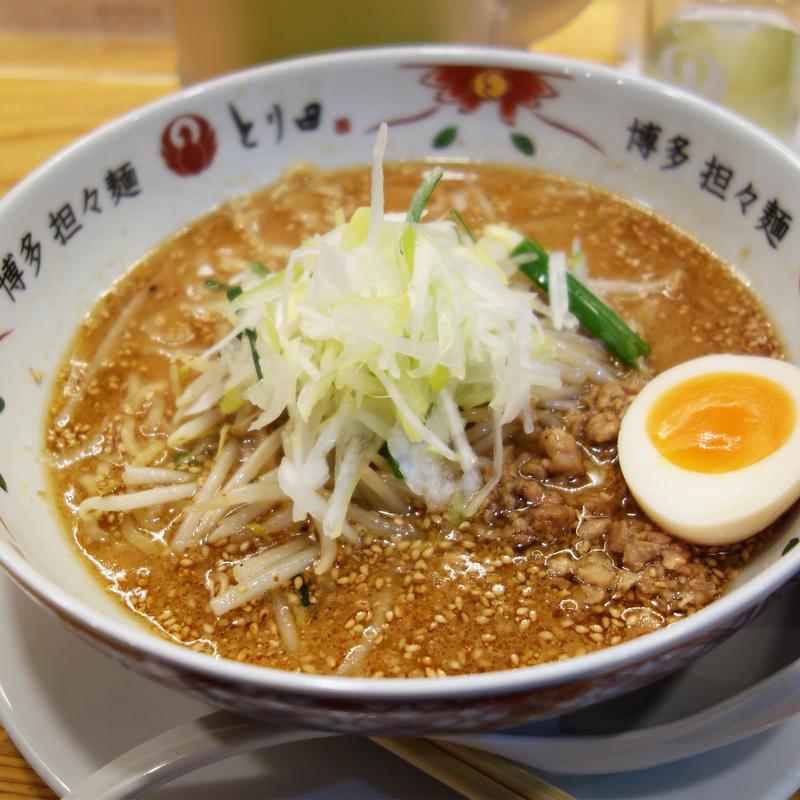 ごま鶏そば(博多担々麺・唐揚げ とり田 福岡PARCO店)