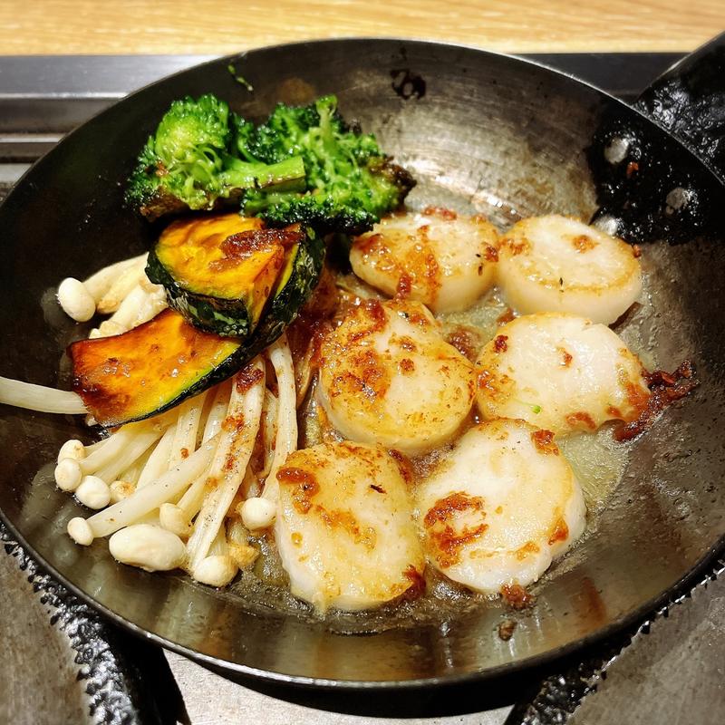 ホタテバター焼(お好み焼きロック )