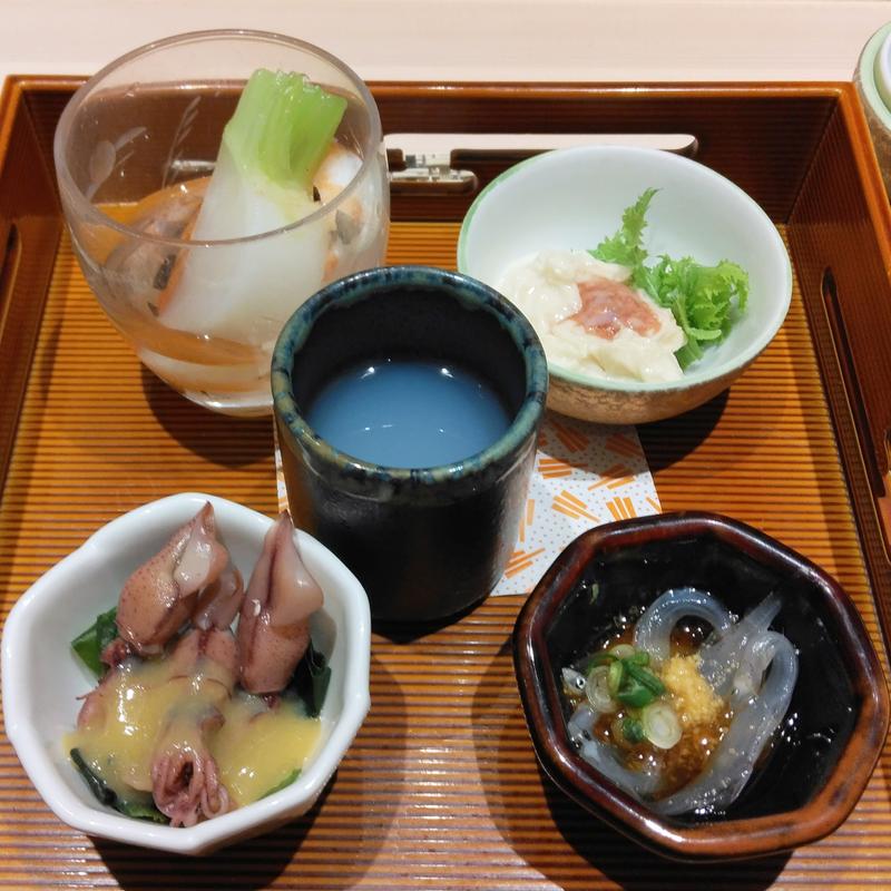 前菜5種(天寿し 横浜店)