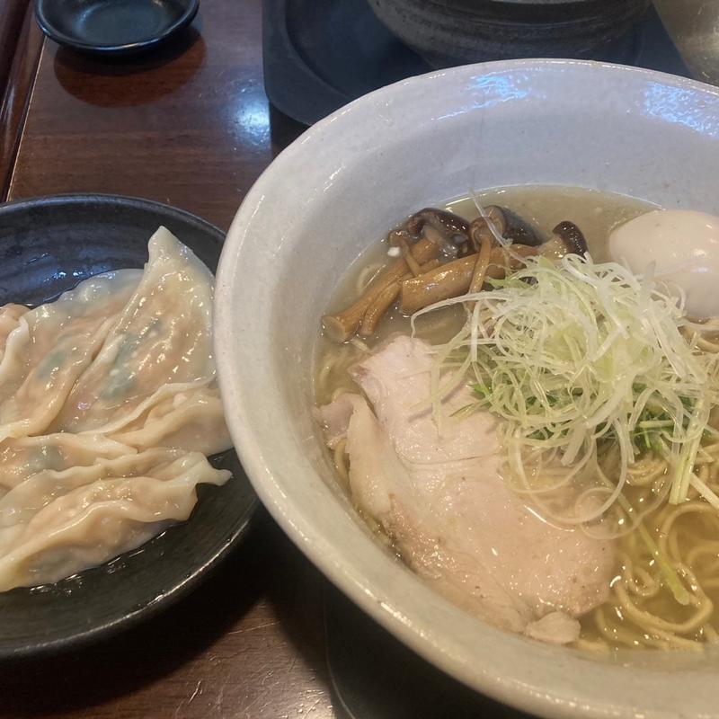 きのこ香る極塩ラーメン(麺らいけん)