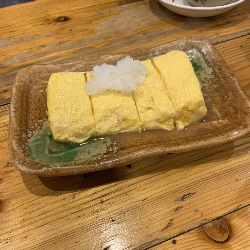 出汁巻き(海鮮屋台 おくまん 堂山店)