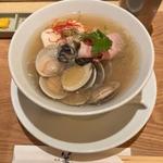 蛤と牡蠣のsoba(銀座 篝 ルクア大阪店)