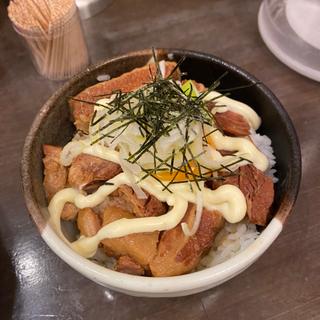 豚角煮丼(東京豚骨拉麺 ばんから 八千代店)
