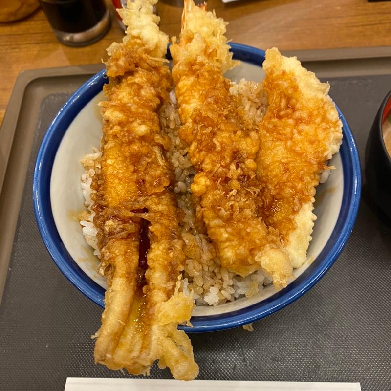 天然車海老のごちそう天丼(天丼てんや 川口店)