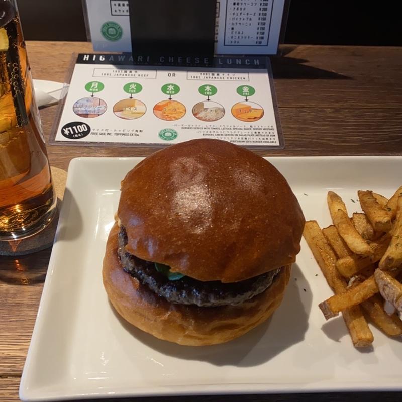 100%国産牛バーガー(クラフトバーガー 堂島)