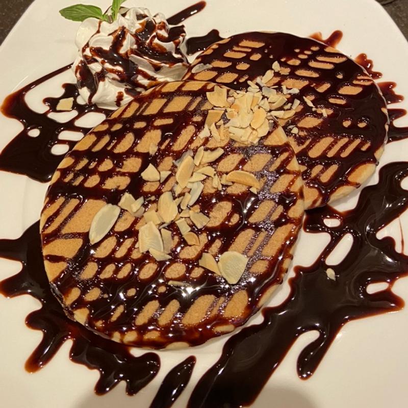 チョコ＆ホイップパンケーキセット(トレタッテ)