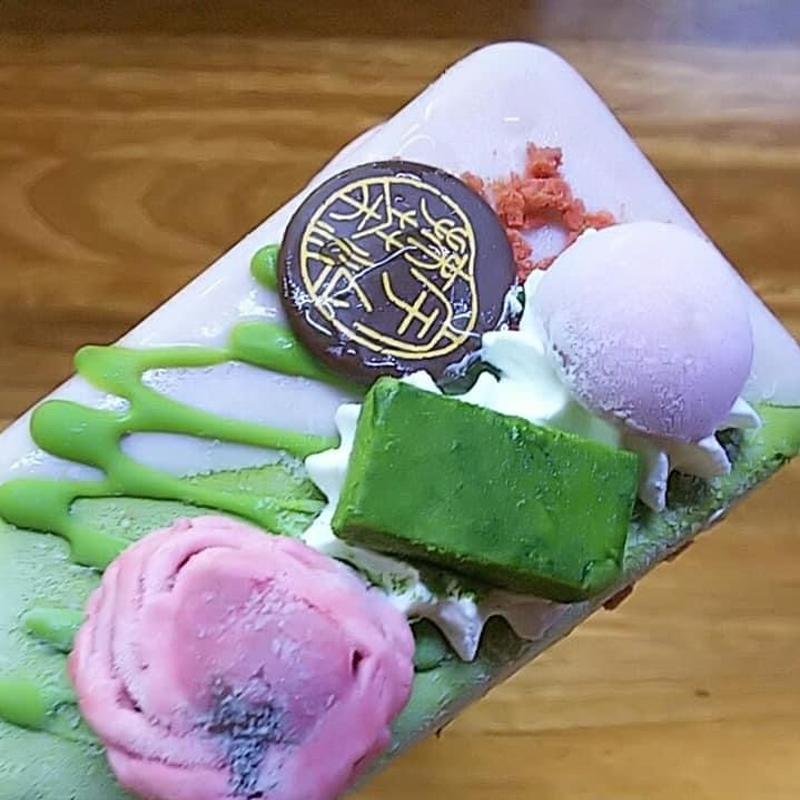 抹茶パフェアイスバー さくら(伊藤久右衛門)