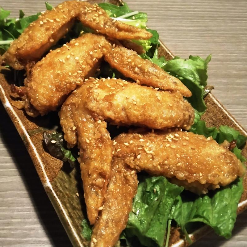 黄金手羽揚げ4本(信州蕎麦・鶏 個室居酒屋 八兵衛)