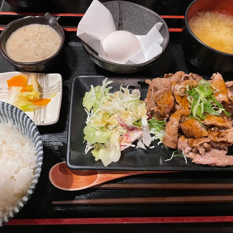 牛カルビ焼肉膳(裏神田 自然生村)