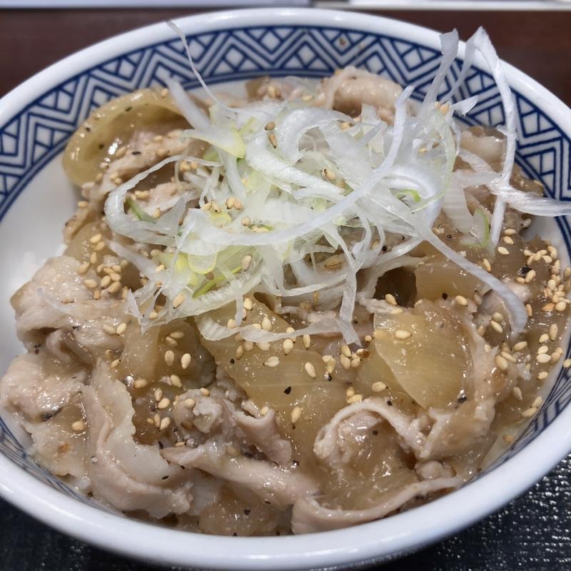 ねぎ塩豚丼(吉野家 聖蹟桜ヶ丘駅前店 )