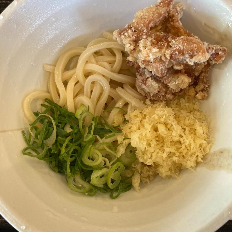 生醤油（冷）うどん(地子田製麺所 （地子田製麺授産所　梵天屋）)