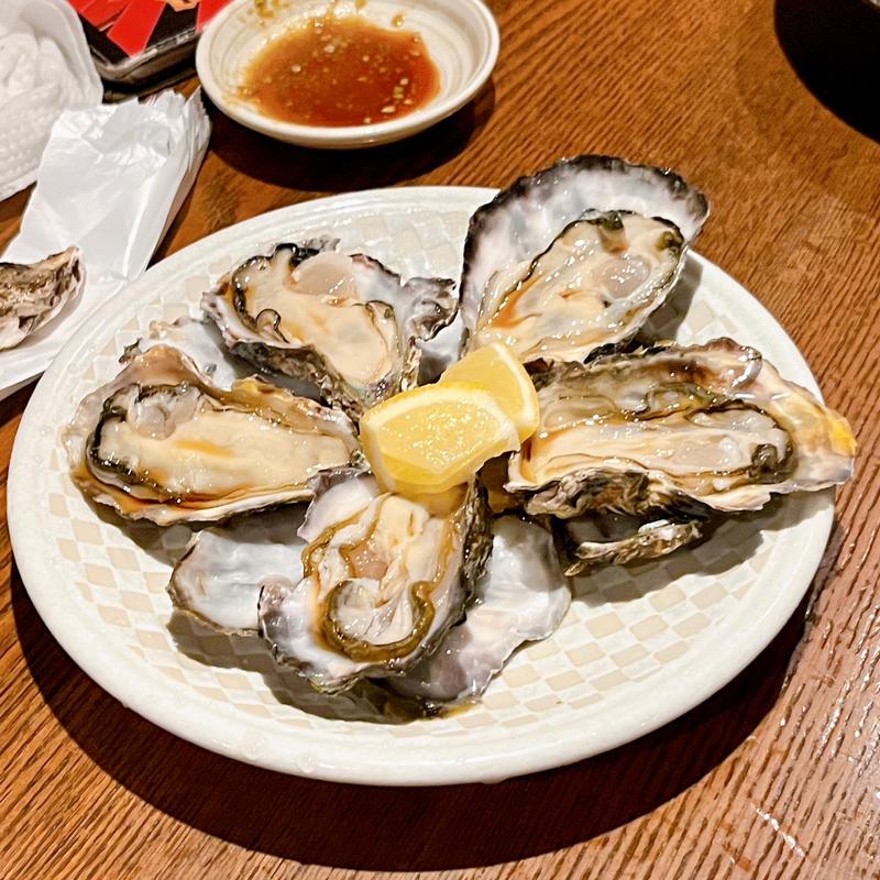 生牡蠣(都民酒場魚金)