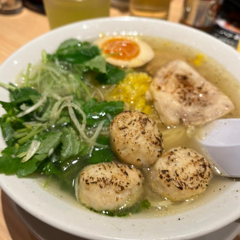 期間限定 鶏塩ラーメン(丸源ラーメン 練馬関町店)
