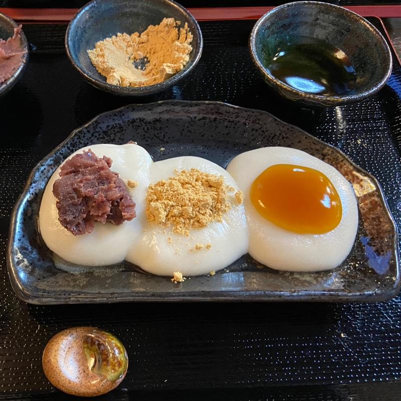 究極の餅セット(食事処春夏秋冬)