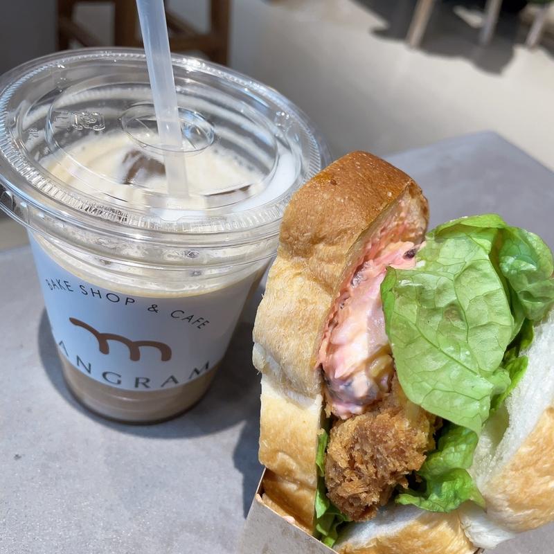 たるたるたっぷり海老カツサンド(PANGRAM bake shop & cafe)