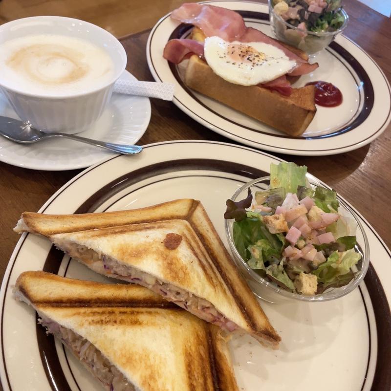 ツナキャベツホットサンド(倉式珈琲店 生野たつみ店)