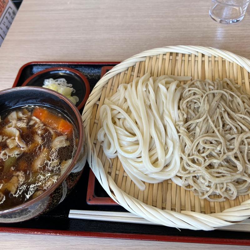 合い盛り肉汁(めん処 元気や)