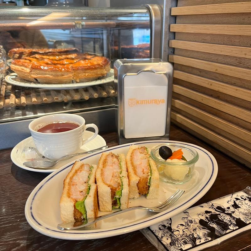 小海老のカツレツサンド(銀座木村家)