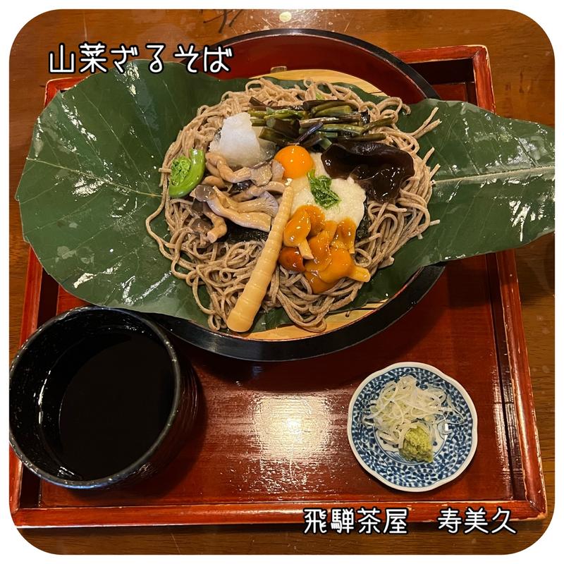 山菜ざるそば(名代手打そば 寿美久)