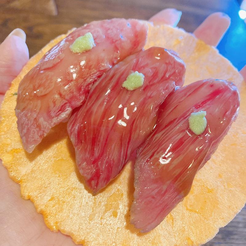 飛騨牛にぎり寿司(御食事処 坂口屋 （さかぐちや）)