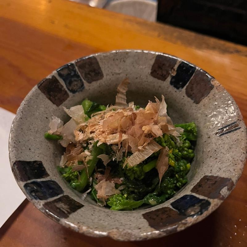 菜の花のわさび和え(ヱビス屋)