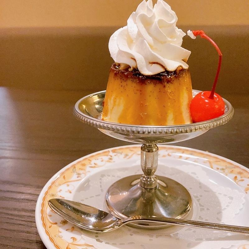 濃厚レトロプリン(麻里布珈琲ROSTER紙屋町店)