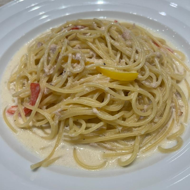 ツナとパプリカのクリームパスタ(ピエトロ イオンモール福岡店)