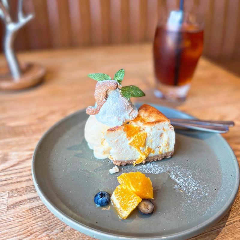 オレンジベイクドCheeseケーキ(5 waters cafe)