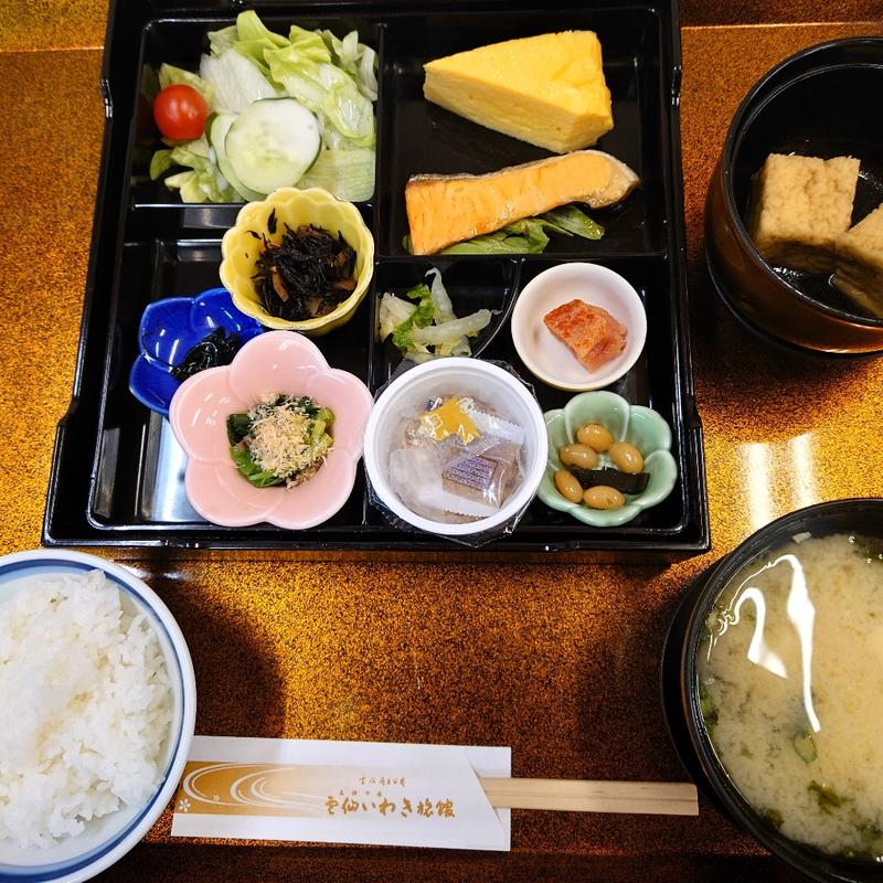 ホテルの朝ごはん(雲仙いわき旅館)