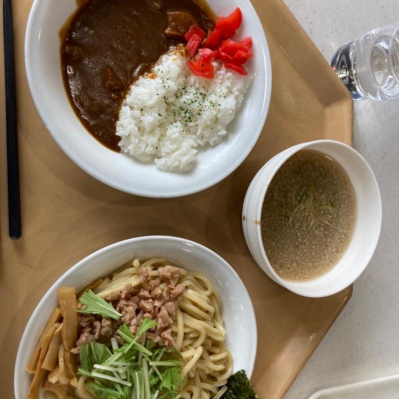 つけ麺　カレーセット(レストランよよぎの森)