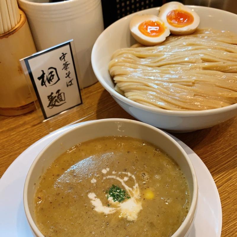 スイートコーンつけ麺(中華そば桐麺)