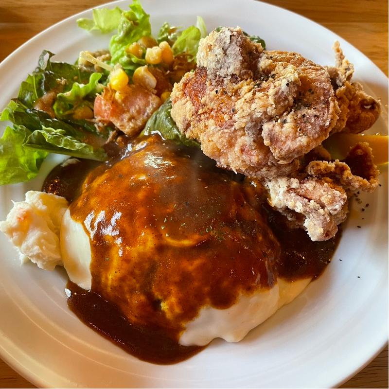 チーズフォンデュソースハンバーグ(ランドヴェグ （Landweg）)