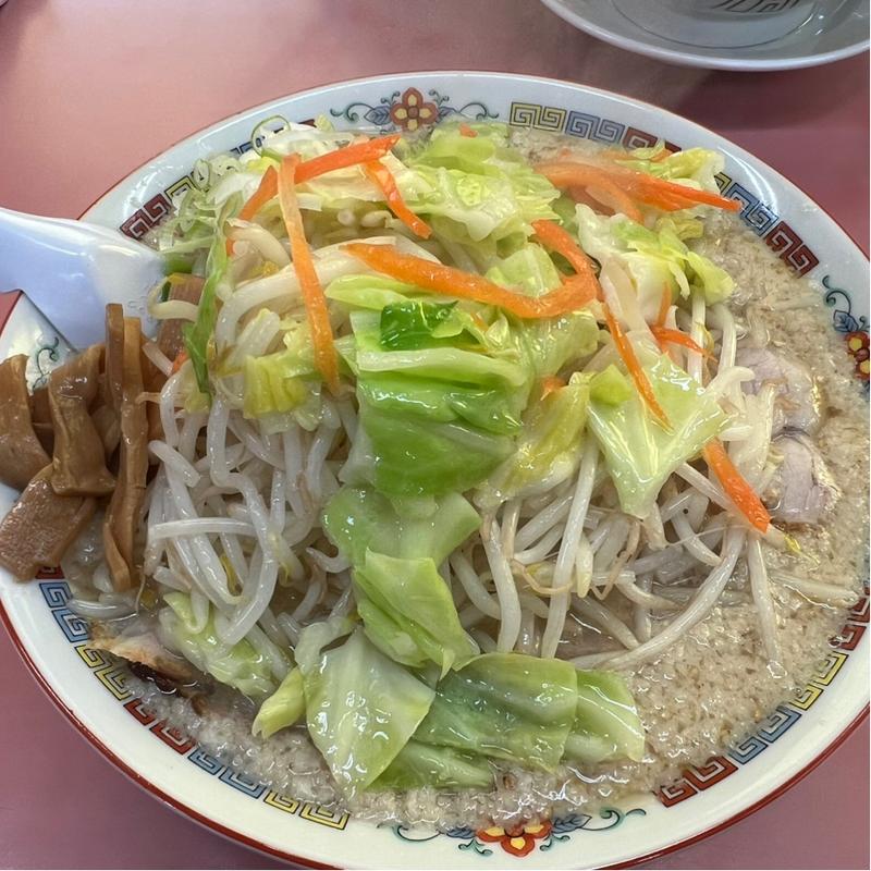 背脂味噌チャーシュー　野菜トッピング(らーめんの土佐屋 （とさや）)