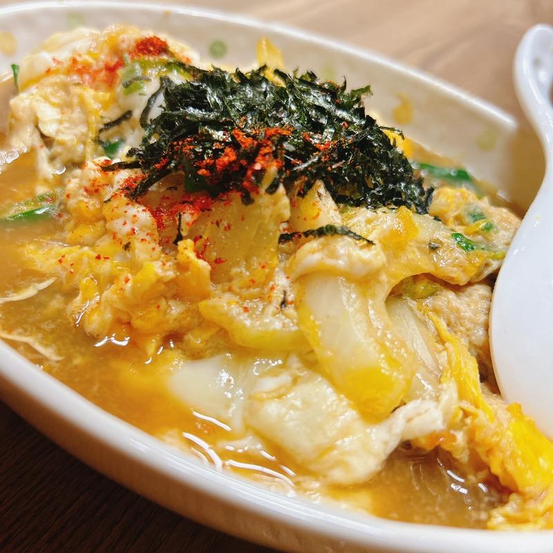 豚カツ玉子とじ(一香)