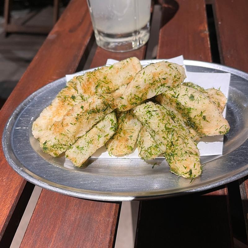 長芋のもっちり揚げ(シンヨコ商店)