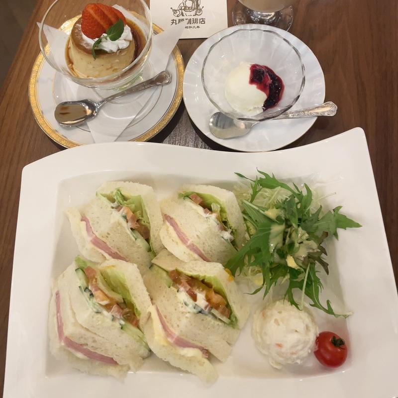 ミックスサンド(丸福珈琲店 心斎橋大丸店)