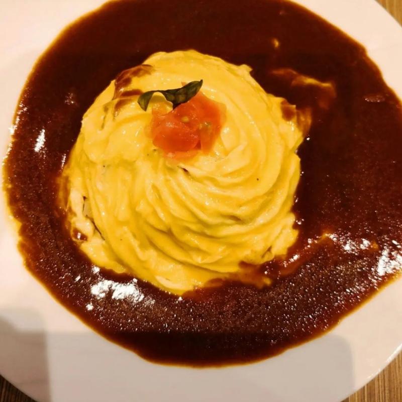 ドレスオムライスランチ(みつい家珈琲店Juju)