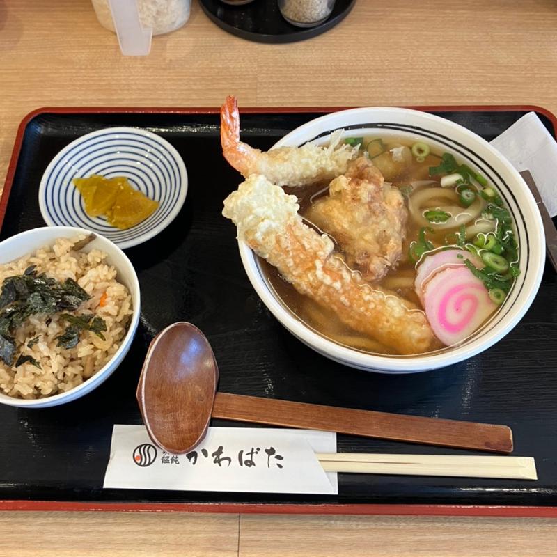 本日のお得(讃岐饂飩かわばた)