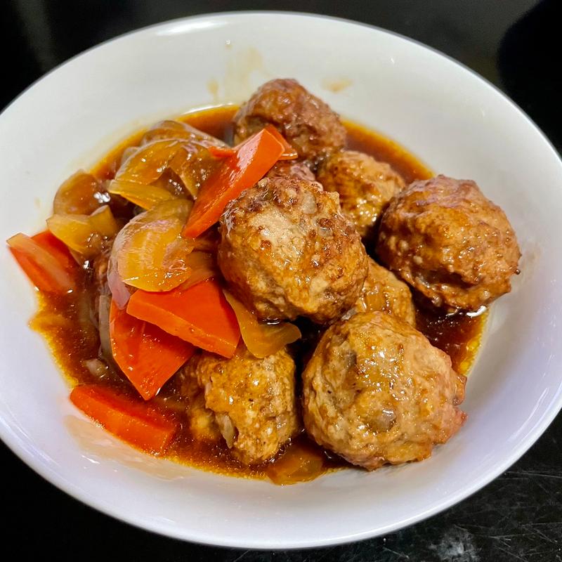 甘黒酢あん肉団子(オーケー 幕張店)