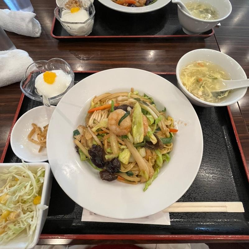 海鮮焼きそば(龍盛楼)